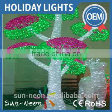 3m Outdoor Artificial Christmas Mushroom Shape LED Tree Light