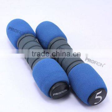 promotional foam anti-stress dumbbell/fitness equipment