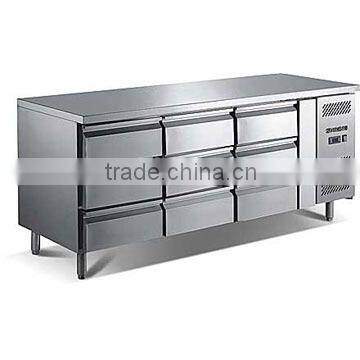 Shentop TG19D9 commercial stainless steel fridge