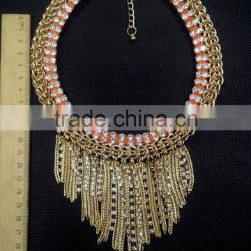 Water Drop Rhinestone Necklace For Women Choker Collar Necklace Fashion Jewelry photo-6