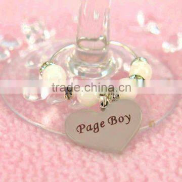 New Fashion Letter Wine Glass Charms