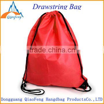 Newest factory price polyester bag, nylon polyester drawstring bag, drawstring duffle bag