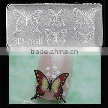 3d acrylic molds for nail art silicone nail art mold wholesale