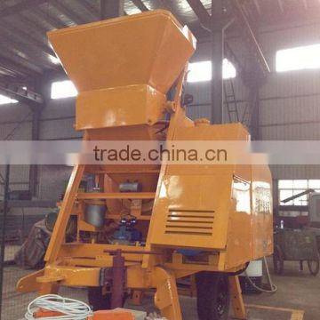 portable concrete mixer and pump,easy operate diesel type concrete mixer with a pump