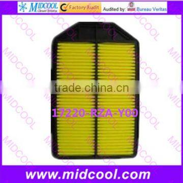 High quality air filter cabinfilter for 17220-RZA-Y00 17220RZAY00