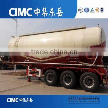 CIMC 3 Axles 50cbm Dry Bulk Cement Tanker Semi Trailer (V Type) photo-2