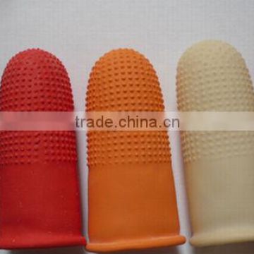 cleanroom transparent unrolled textured finger cot