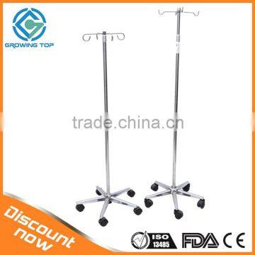 Five stars base medical iv poles for medical