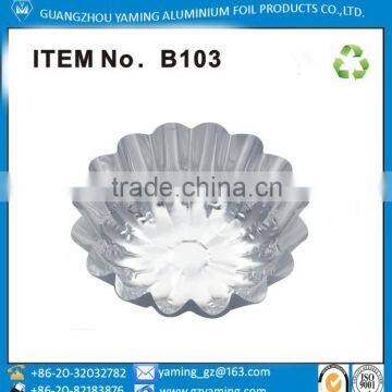 flower small #B103 small disposable and microwavable foil bakery cake mold