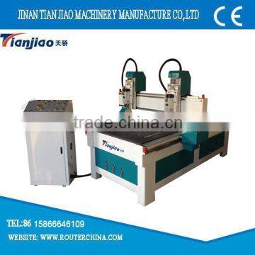 two heads 1325 cnc wood router carving/cutting machine for sale