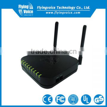 Micro WiFi wireless ip pbx with 2 fxo ports