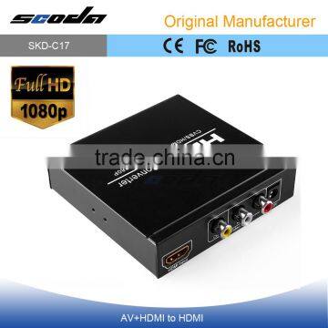 AV+HDMI TO HDMI converter