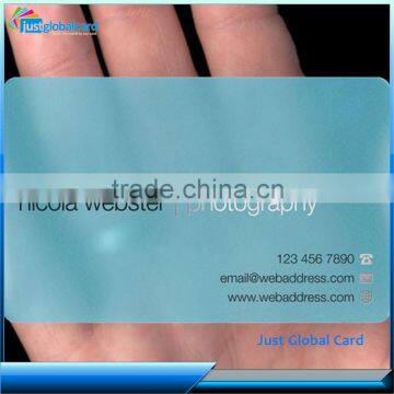 Professional clear plastic business cards/transparent card/custom holographic business cards                        
                                                Quality Choice