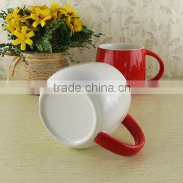 Red and White Couple Creamic Mug