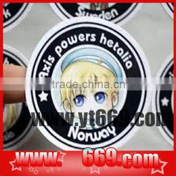 waterproof adhesive sticker with logo printing