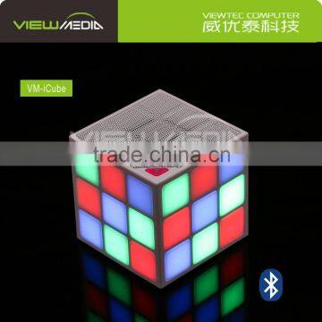 Shenzhen iCUBE LED disco light bluetooth speaker VM-iCube