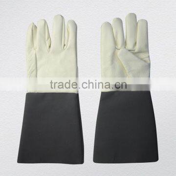 Light color furniture leather welding working glove-4052