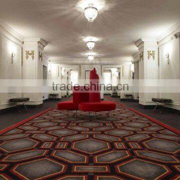 Fireproof hotel aisle hallway corridor runners carpets