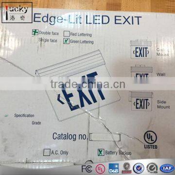 Surface Mount Edge Lit Exit Sign, Double Sided Legend photo-2