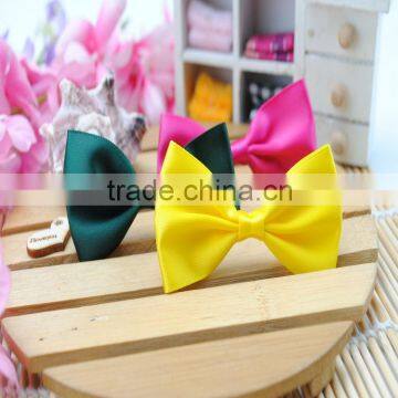 Red Polyester Ribbon Bow With Loop for Bottle Decoration photo-3