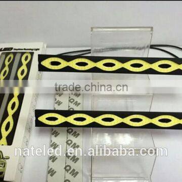 2015 Newest Car Daytime Turnning Light Drl White With Yellow Color Cob Led photo-6