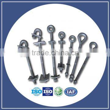 Ring Eye Bolts Carbon Steel Pigtail Eye Bolts With Nuts Galvanized Double Eye Bolts photo-6