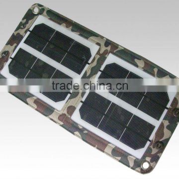 High efficiency solar panel / 6W Folding solar charging bag / Fashion folding purse type solar energy bag