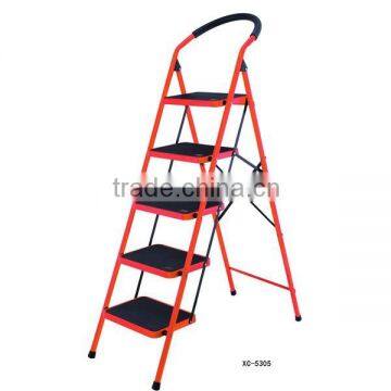 5 Steps foldable steel ladder XC-5305