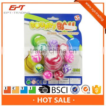 Cheap color sport rubber bounce ball for kids