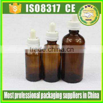 Empty Glass Eye Dropper Amber Serum Bottles 100ml photo-2