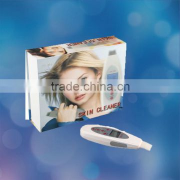 Portable Luxury LCD Ultrasonic Skin Scrubber for skin cleaning (JB-1056)