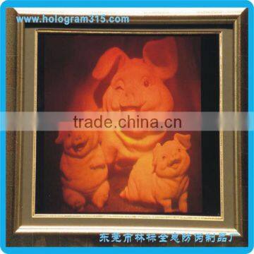 3d hologram art photo display