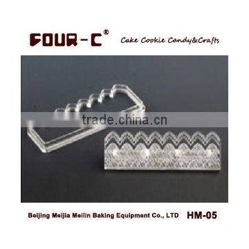 Acrylic lace fondant cutter,cake decorating lace cutter