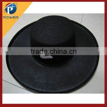 2015 yiwu factory wholesale black zorro hat