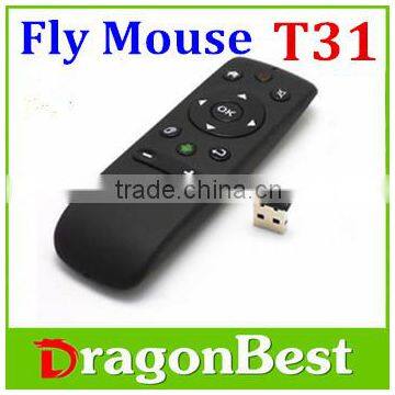 DEST 2.4G Air Mouse full keyboard FLY MOUSE MINI REMOTE T31 FOR MEDIA PLAYER