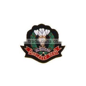 Hand Embroidered Badges , Emblems , Crest , Insignias , Patches