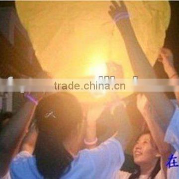 promotional and traditional chinese kongming sky lantern with fireretardant and fireproofed paper