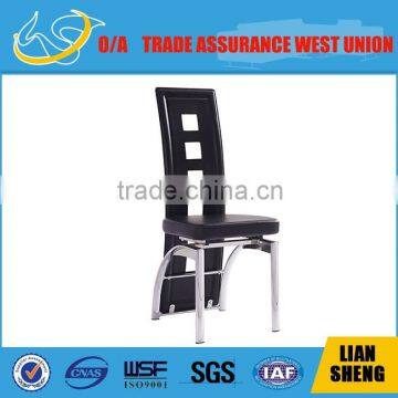 PU cover high rebound sponge dining room chair with Iron legs DCI3054#