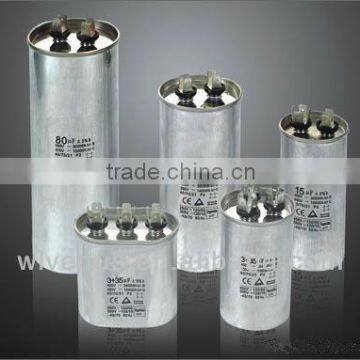 aluminum case cbb65 air condition cbb60 25uf 45uf 450v capacitor