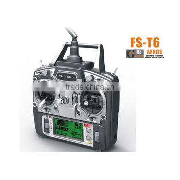 FlySky FS-T6 2.4G 6 Channel RC radio transmitter with Receiver for RC drone airplane