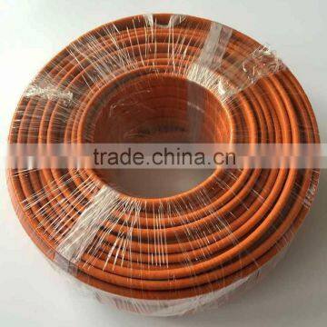 China supplier heating cable covered with metal braid