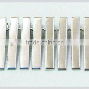 1.75" Square Single Prong Alligator Hair Clip with teeth instock (FCK-101000005-A)