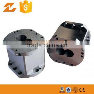 Good corrosion-resistance screw element and segmented barrel for extruder