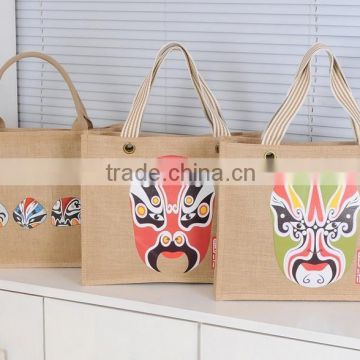 reusable jute shopping bag wholesale