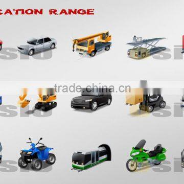 4 Inch Square Auto Crystal Fog Light Halogen Sealed Beam With Shell High / Low Light