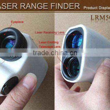 High Precition Laser Measure Instrument 500M Laser Golf Rangefinder with Flag and Pinseeker Pole Locking Function