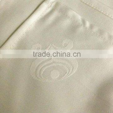 Cotton jacquard or plain airplane airline table cloth table napkin table mat placemat dining cushion with logo