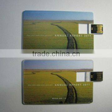 Promotional card usb flash drive