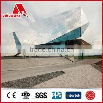 Mirrored Aluminum Plastic Sheet for Curtain Wall