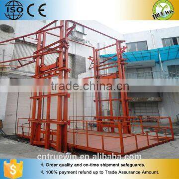 Hydraulic Raising Platform Building Construction Materials Lift / Guide Rail Lift photo-3